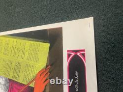 RARE Vintage 1972 Artko Moses With The Law Black light Poster Retro psychedelic