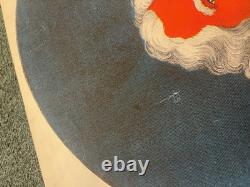 RARE Vintage 1972 Artko Moses With The Law Black light Poster Retro psychedelic