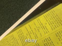 RARE Vintage 1972 Artko Moses With The Law Black light Poster Retro psychedelic