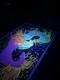 Rare Vintage 1972 Velva-print Blacklight Poster Felt Velvet Pp405 Unicorns 35x23