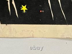 RARE Vintage 1972 Velva-Print Blacklight Poster Felt Velvet PP405 UNICORNS 35x23