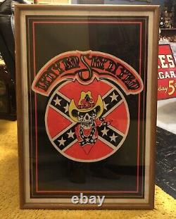 RARE Vintage 1980 ORIGINAL Lynrd Skynrd Velvet Blacklight poster