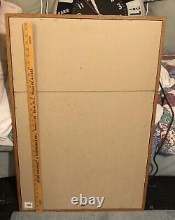 RARE Vintage 1980 ORIGINAL Lynrd Skynrd Velvet Blacklight poster