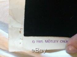 RARE! Vintage Motley Crue Theatre Of Pain Black Light Poster