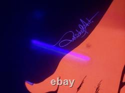RARE Vtg 70's BLACKLIGHT Personality Poster'PINK PUSSY CAT SIGNED MICHEL ANT