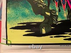 RETURN FROM BATTLE 1970's VINTAGE BLACKLIGHT POSTER By AA SALES -NICE