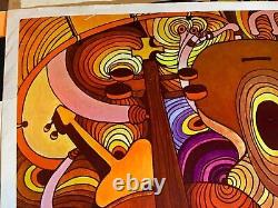 REVERBERATIONS VINTAGE 1967 PSYCHEDELIC MUSIC POSTER By ORBIT GRAPHIC ARTS