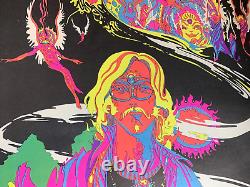 RIDING EASY VINTAGE 1969 HEADSHOP BLACKLIGHT POSTER By WESPAC VISUAL W189