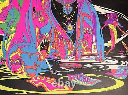RIDING EASY VINTAGE 1969 HEADSHOP BLACKLIGHT POSTER By WESPAC VISUAL W189