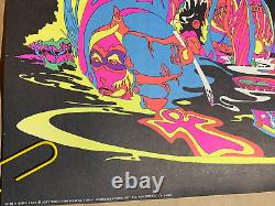RIDING EASY VINTAGE 1969 HEADSHOP BLACKLIGHT POSTER By WESPAC VISUAL W189