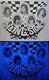 Rolling Stones 1970 Blacklight Psychedelic Head Shop Poster 23x29 Nm