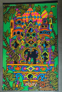 RUSSIAN BIRD HOUSE VINTAGE 1970 BLACKLIGHT THE THIRD EYE POSTER By Macbeth #120