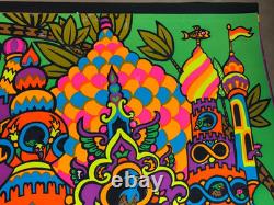 RUSSIAN BIRD HOUSE VINTAGE 1970 BLACKLIGHT THE THIRD EYE POSTER By Macbeth #120