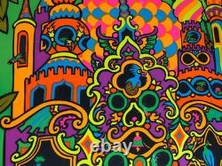 RUSSIAN BIRD HOUSE VINTAGE 1970 BLACKLIGHT THE THIRD EYE POSTER By Macbeth #120