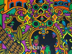 RUSSIAN BIRD HOUSE VINTAGE 1970 BLACKLIGHT THE THIRD EYE POSTER By Macbeth #120