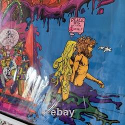 Rafael Zambrana Framed Revolution Psychedelic Pop Art Poster 1969 Counterculture