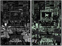 Raid71 (Chris Thornley) Blade Runner Black light Variant Print Poster