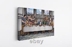 Rappers Art Last Supper, Snoop Dogg, Drake, Nipsey Canvas Décor Art Print Painting