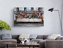 Rappers Art Last Supper, Snoop Dogg, Drake, Nipsey Canvas Décor Art Print Painting
