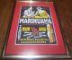 Rare 1967 Morgan Love Framed Marihuana Marijuana Weed Black Light Poster