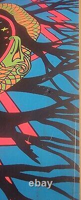 Rare 1970 Vintage Lightning Blacklight Poster The Third Eye Inc, Ny