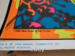 Rare 1971 Marvel Comics SILVER SURFER Black Light Poster by Third Eye TE4005 NM
