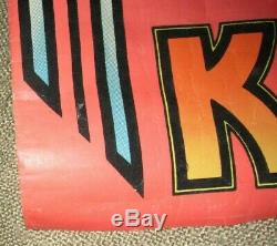 Rare 1976 Kiss Blacklight Velvet Poster Aucoin