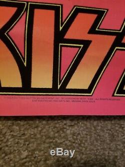 Rare 1976 Kiss Blacklight Velvet Poster Aucoin