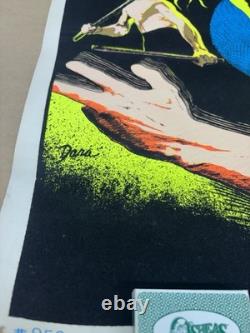 Rare Bruce Lee Blacklight Velvet Poster Kung Fu 1981 Rare Bruce Lee Blacklight Velvet Poster Kung Fu 1981
