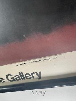 Rare MARK ROTHKO 1957 Light Red Over Black Lithograph Print Tate Gallery UK