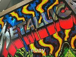 Rare Metallica Ktulu Rise Blacklight Lava Foil Poster 2020 Dirty Donny #/50