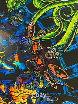 Rare Metallica Ktulu Rise Blacklight Lava Foil Poster 2020 Dirty Donny #/50