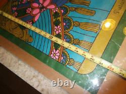 Rare Original 1960s Fortune Teller Crystal Ball Tarot Card Art Poster Signed