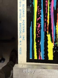 Rare Original 1992 Mesmerized #1619 Blacklight Poster 23x 35 Scorpio