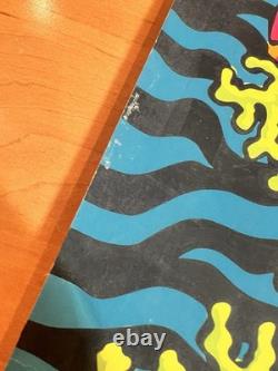 Rare VTG 1968 Orlando Macbeth Third Eye Black light Poster Coral Reef 710 33x21
