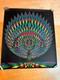 Rare Vtg 1969 Wespac Nancy Parker Peacock Black Light Poster 26x22