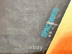 Rare VTG 1970 Funky Features Spaceways Black light Poster 26x20