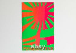 Rare Vintage 1960's 1970's Earl Newman Black Light Poster PERSPECTIVE Hippy