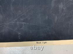 Rare Vintage 1969 Ski Vail Colorado Blacklight Poster Sir Richard RJ Thompson