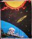 Rare Vintage 1971 Blacklight Outer Space Poster Houston Blacklight Dist Inc New