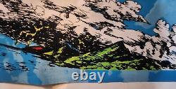 Rare Vintage 1971 Blacklight Outer Space Poster Houston Blacklight Dist Inc New