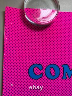 Rare Vintage 1972 Schlitz Malt Liquor Comes On Bold 20x30 Blacklight Poster