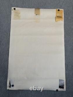 Rare Vintage 1972 Velva-Print PP 14-15 Indian Chief Velvet Blacklight Poster