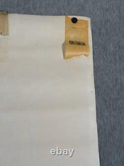 Rare Vintage 1972 Velva-Print PP 14-15 Indian Chief Velvet Blacklight Poster