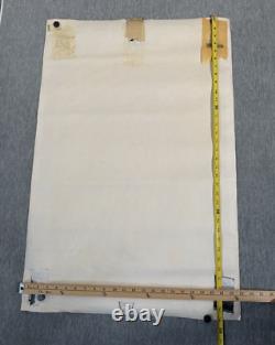 Rare Vintage 1972 Velva-Print PP 14-15 Indian Chief Velvet Blacklight Poster