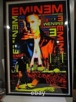 Rare Vintage Eminem Black Light Poster Slim Shady 35 X 23 Rap 9951 Bravado