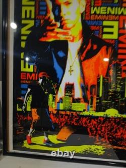 Rare Vintage Eminem Black Light Poster Slim Shady 35 X 23 Rap 9951 Bravado
