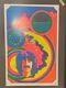 Rare Vintage Original Hair 1960's Blacklight Poster New Old Stock Rock Musical