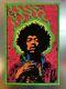 Rare Vtg 1967 Jimi Hendrix Blacklight Poster Joe Roberts Jr Psychedelic Rockstar