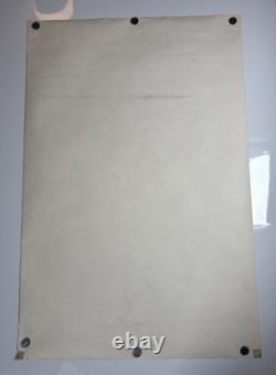 Rare Vtg White Rabbit In Wonderland East Totem West McHugh Blacklight